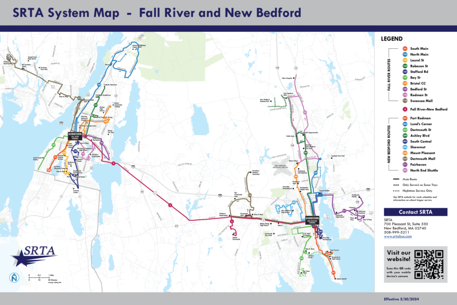 SRTA System Map